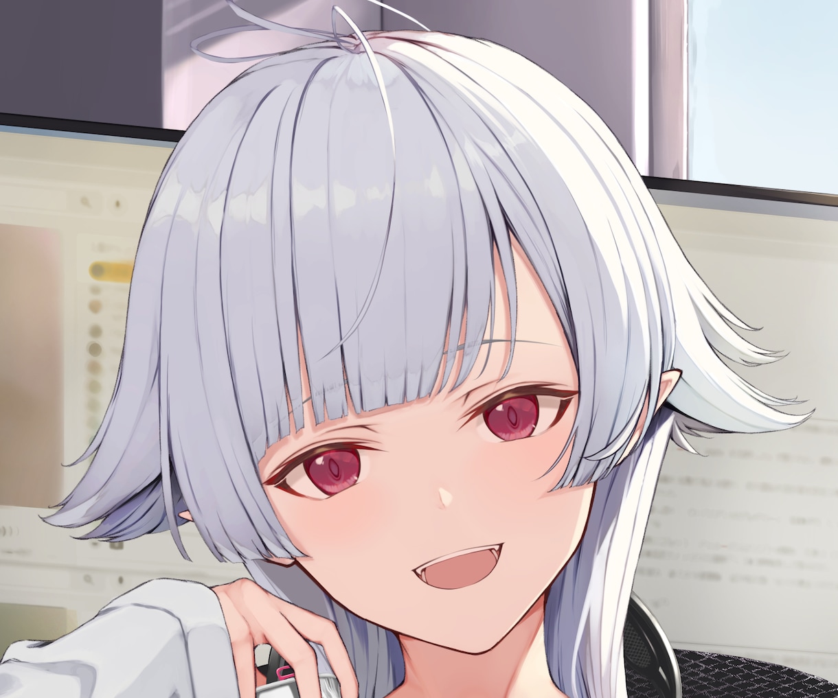 プロ品質◇Vtuber立ち絵から一枚絵まで承ります Vtuber用立ち絵イラストやパーツ分、モデリングも可能です イメージ1