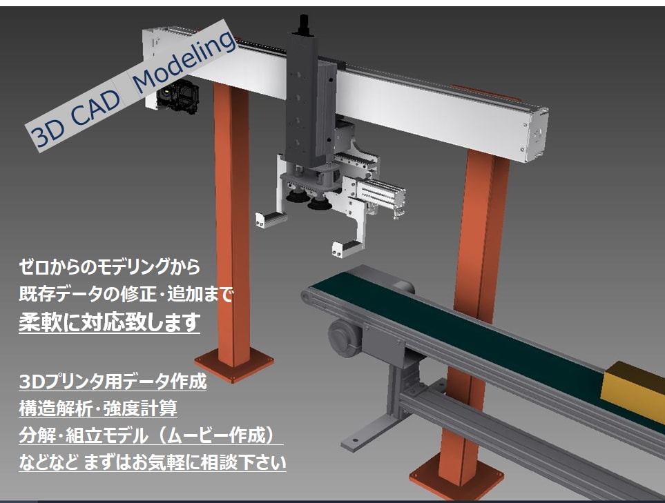3D分解図(ムービー可)作ります 機械や製品の分解モデルを作成します。ムービーや2D図も イメージ3