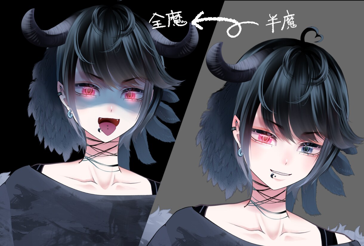 完成済み【限定一点】Vtuberモデル販売します 今すぐカッコいいVtuberになりたい人にオススメです！ イメージ1