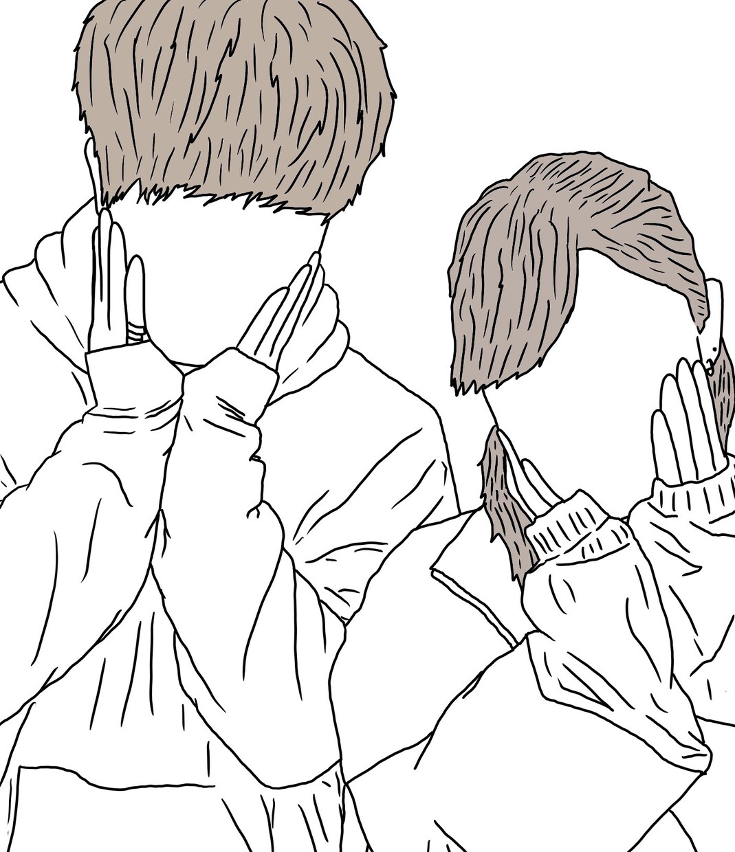 思い出の写真のイラスト書きます シンプルイラスト思い出や記念にどうぞ。 イメージ4
