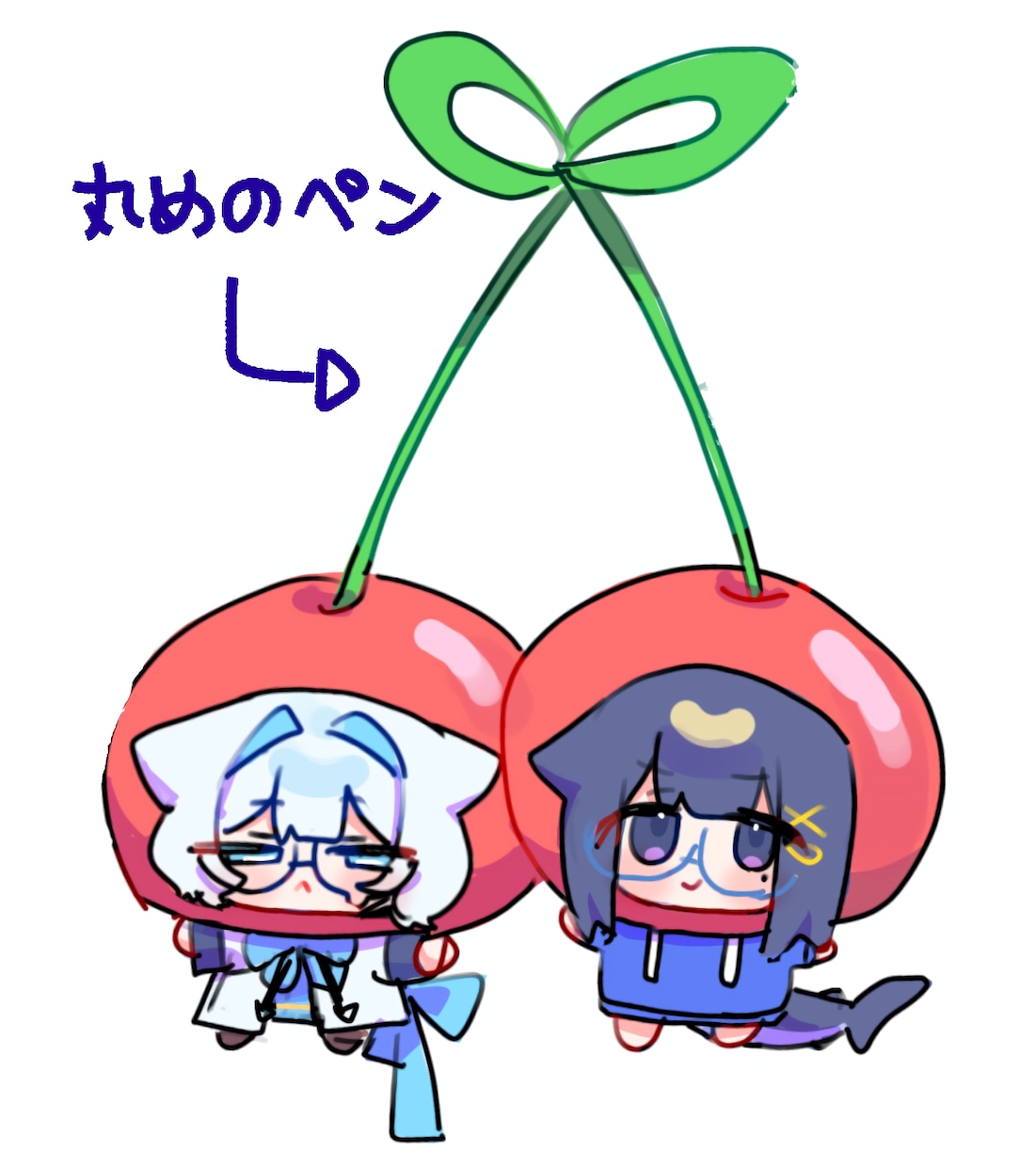 シュールで可愛いミニキャラの絵を描きます アイコン、ヘッダー、すきま埋め…その他色々使えます！ イメージ4