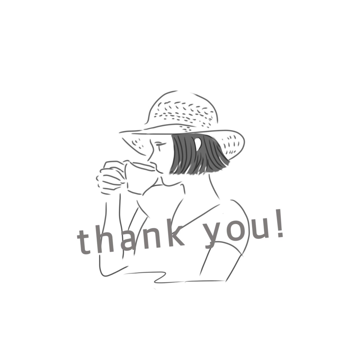 シンプル・お洒落な似顔絵・イラストお描きします 似顔絵/SNSアイコン/待受け/プレゼント/挿絵 etc・・ イメージ5