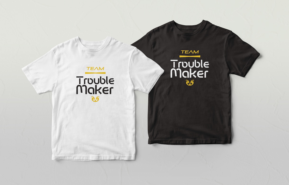 シンプルで洗練されたチームTシャツのデザインします ロゴ制作代金いただいておりません！ イメージ8