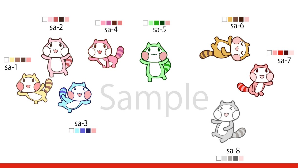 オリジナルキャラクターのLINEスタンプ作ります キャラクターのラフ提案5案提出 イメージ4