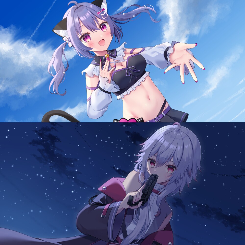 可愛く透明感のあるイラスト描きます Vtuber配信用、サムネ、グッズイラスト等 イメージ6