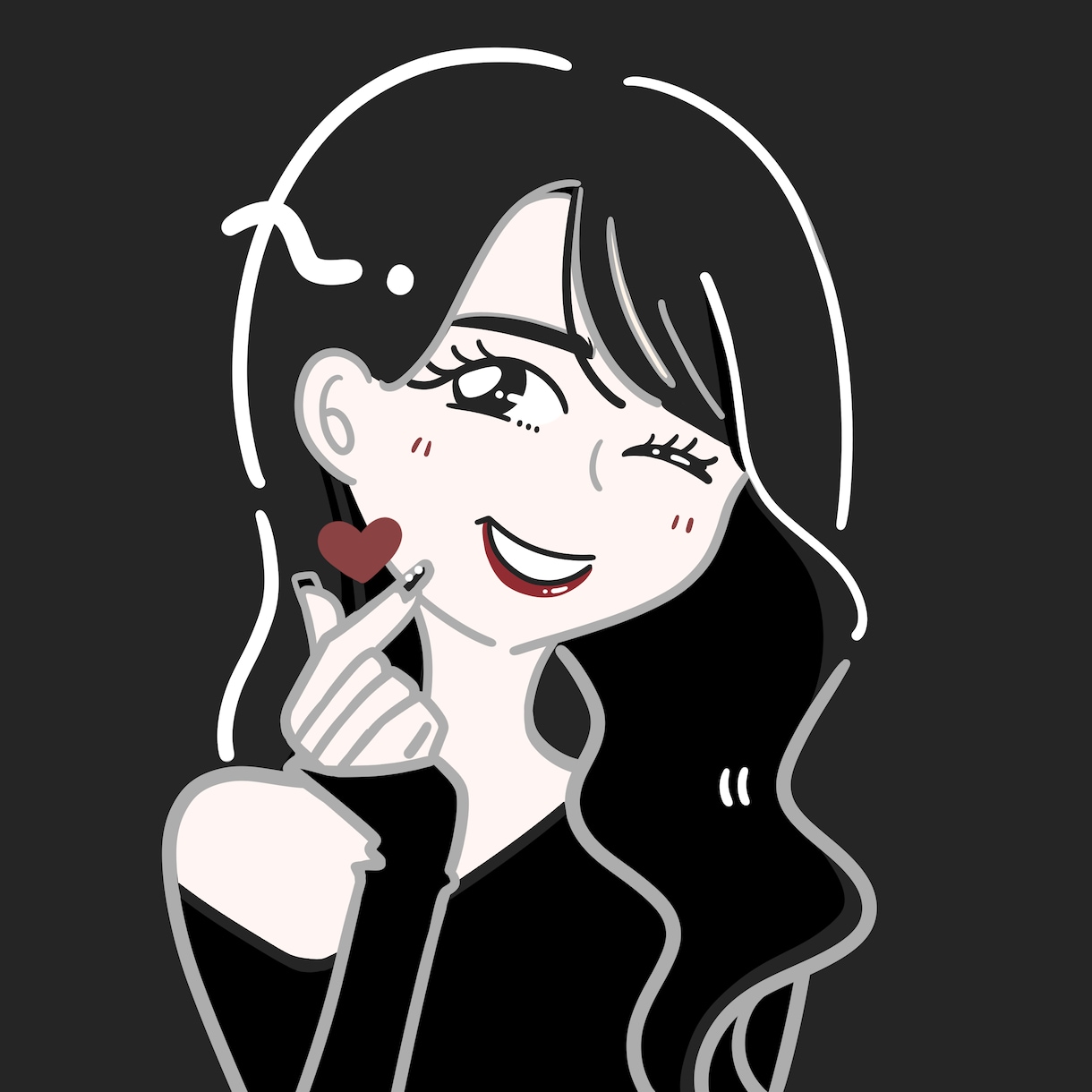 元気で明るいポップなアイコン描きます 小さな○の中でもはっきりと目立つ個性派アイコン☀️ イメージ3