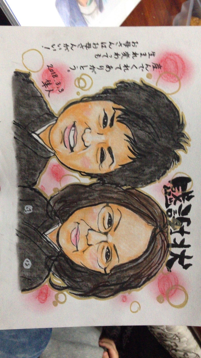写真を元に色々なタッチの似顔絵をお描きします 記念に！プレゼントに！今まで描いた人数3000人越えました！ イメージ9