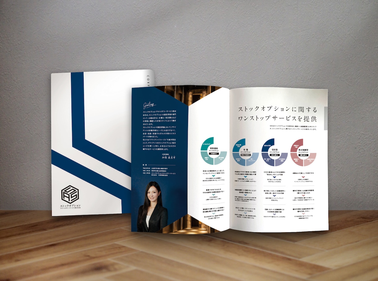 修正無制限セット価格！プロのデザイナーが制作します 会社案内やパンフレットをオシャレでハイクオリティなデザインに イメージ5