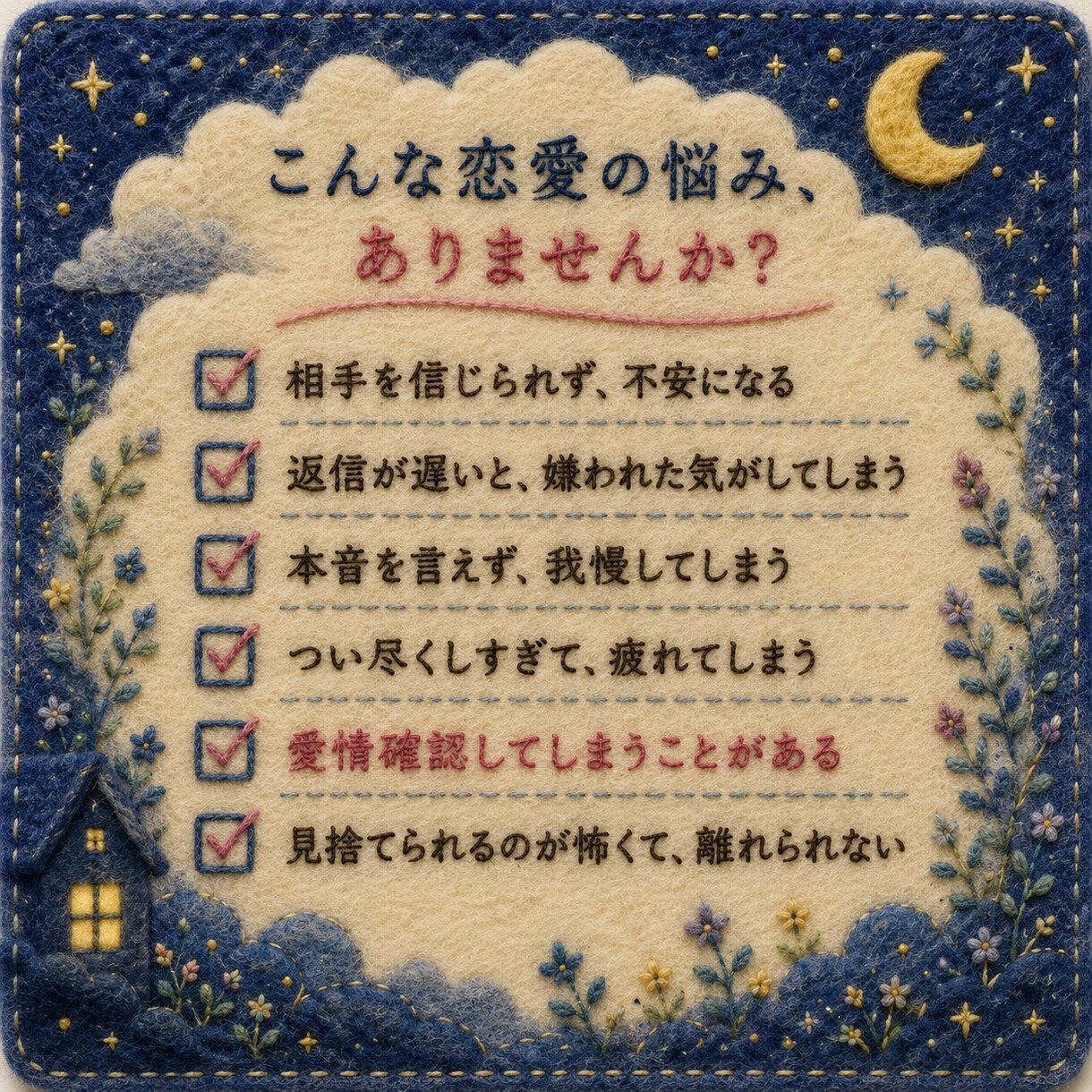 10往復☘️毒親育ちの恋愛不安お聞きします ✨恋愛でいつも苦しくなってしまうあなたへ✨ イメージ2