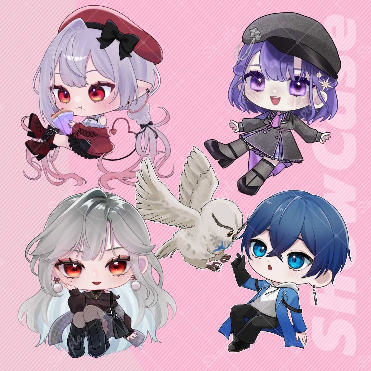 IRIAM用立ち絵仕立てます IRIAM、TRPG、動画のキャラクターデザインが欲しい方に イメージ6