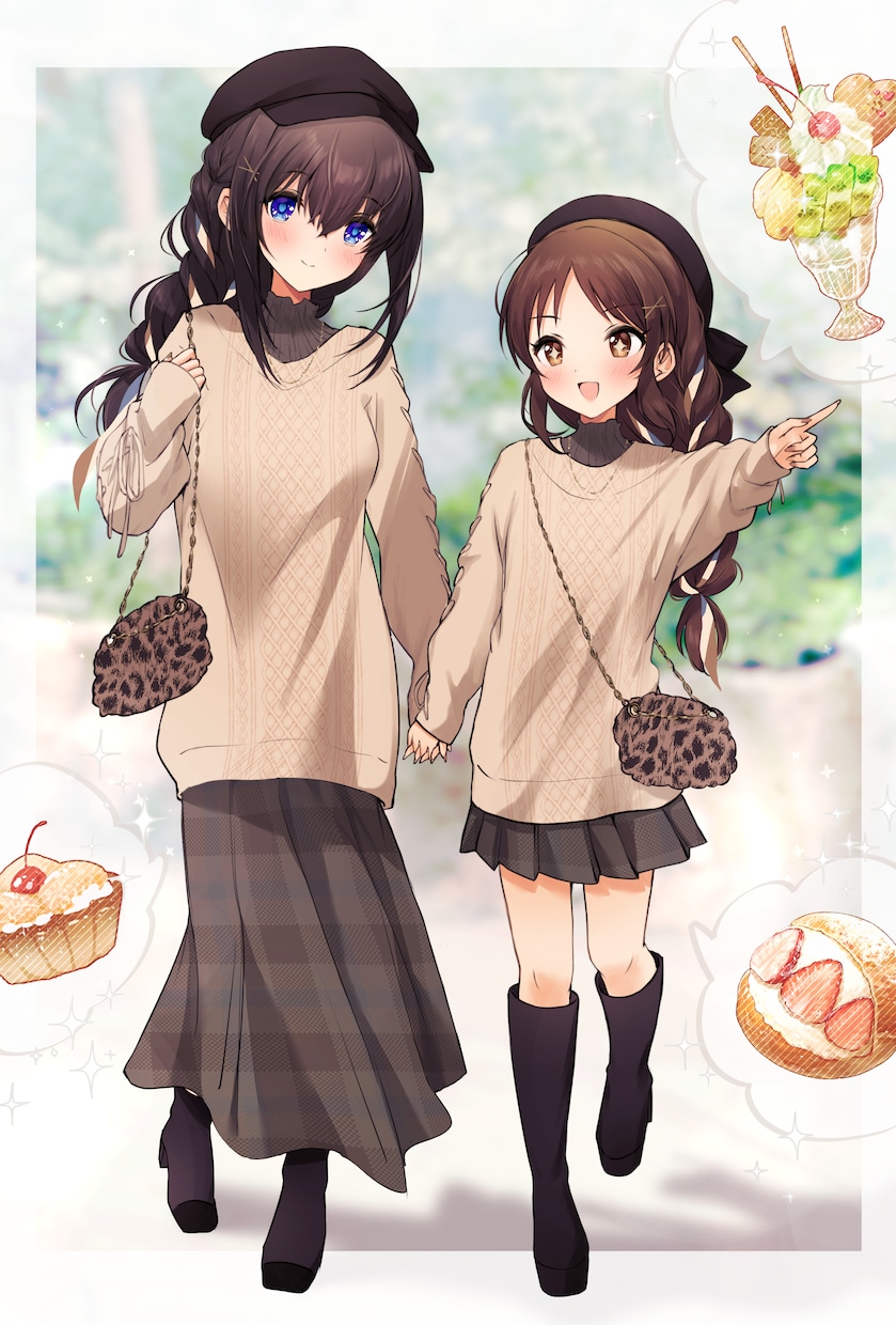 コーデイラスト制作いたします ご希望のテーマで全身コーデ立ち絵イラストを制作︎します︎ イメージ4
