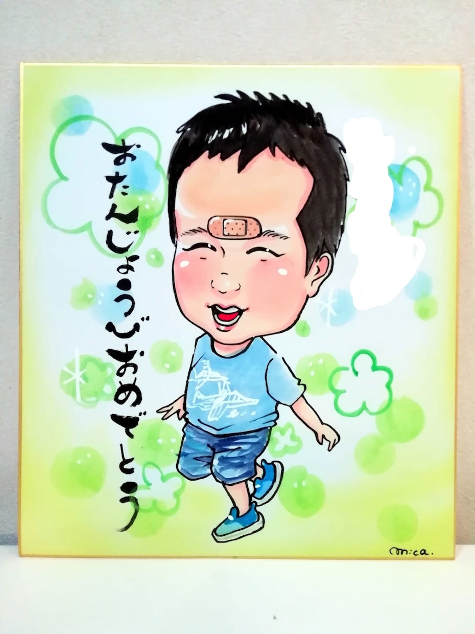 お子さまの可愛い表情や仕草【似顔絵】手描きします 成長の過程のひとコマを愛くるしい似顔絵にします。 イメージ2
