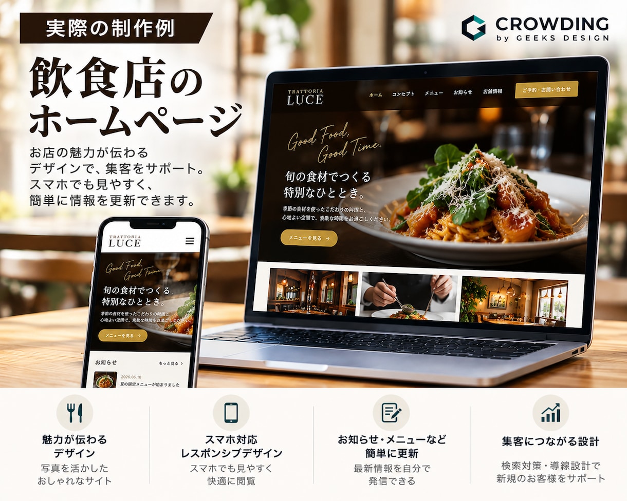 プロが高品質ホームページを制作しますます WordPress対応・スマホ対応込みで低価格 イメージ3