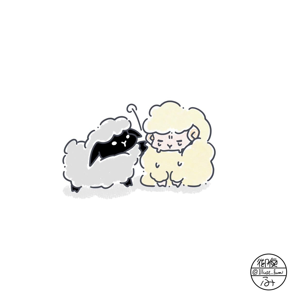 ゆるふわでかわいいアイコン描きます 流行りの緩くて可愛いアイコンでSNSを楽しみませんか？ イメージ4