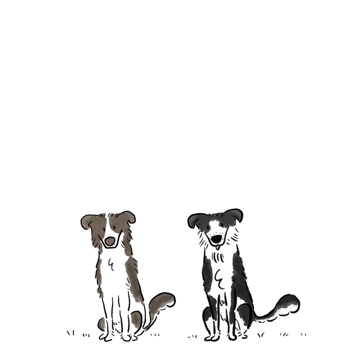 商用OK◎シンプルな動物やペットのイラスト描きます 親しみやすく可愛い1枚！アイコン、グッズなどご利用できます イメージ6