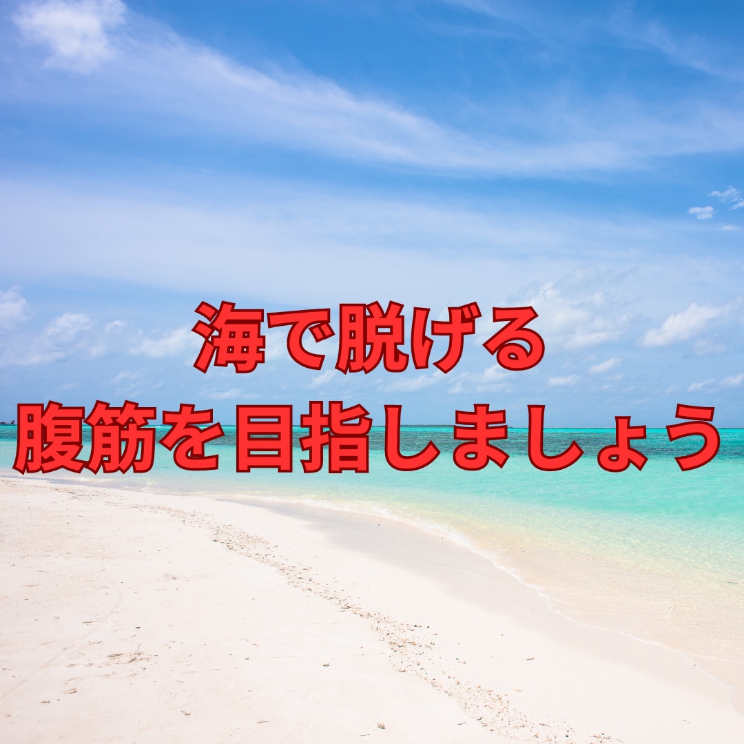 夏にまだ間に合う！腹筋を鍛えるメニューを提供します 腹筋に特化したメニューを提供いたします！海で脱げる身体に！ イメージ2
