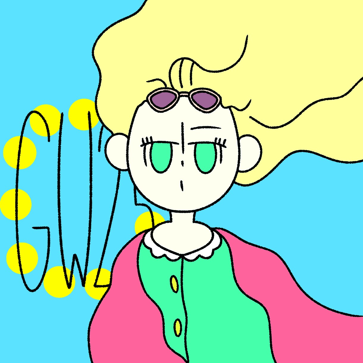 プロフィールのアイコンイラストを作成します キャッチーでシンプルなイラスト作成！ イメージ2
