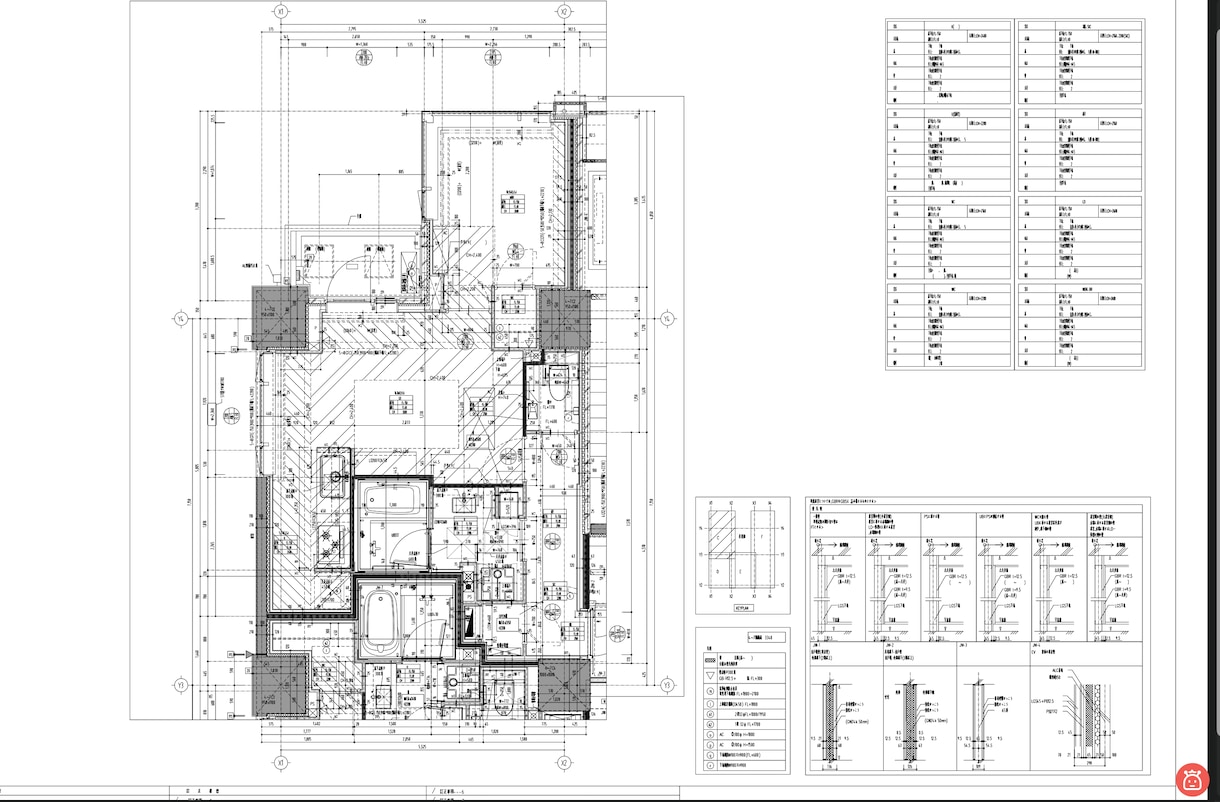 建築CADトレース・CAD入力を承りますます 手書き・紙図面・年代物も対応。枚数・難易度で個別お見積り イメージ1