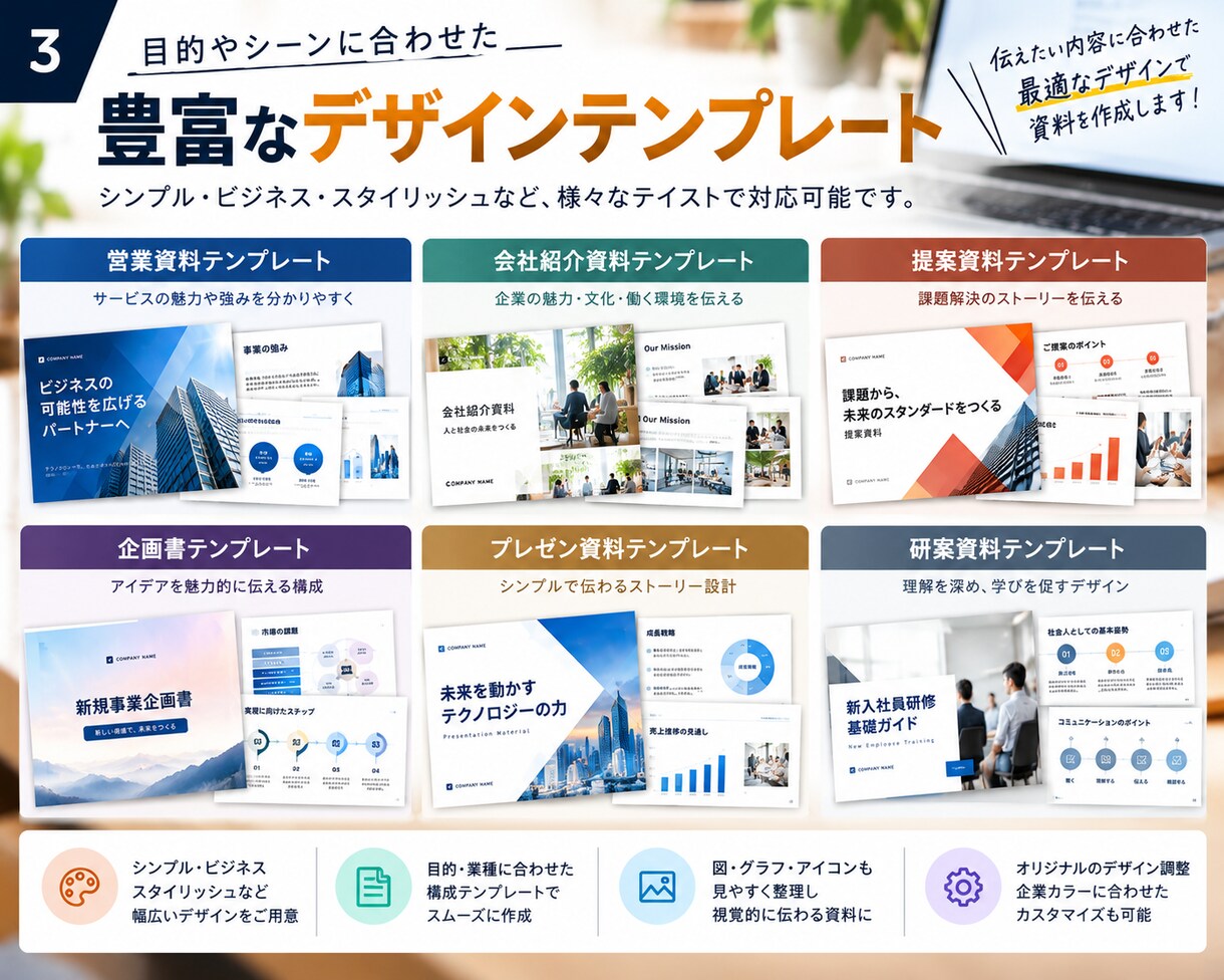 PowerPoint資料を見やすく整えます 【営業・提案・プレゼン資料】伝わるデザインに改善 イメージ3