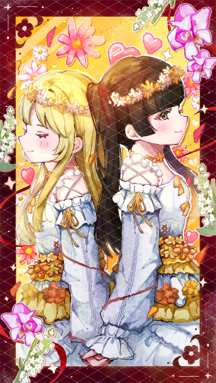 可愛くて暖かいイラストかきます 可愛くてキラキラしてる女の子のイラストを作成します♪ イメージ5