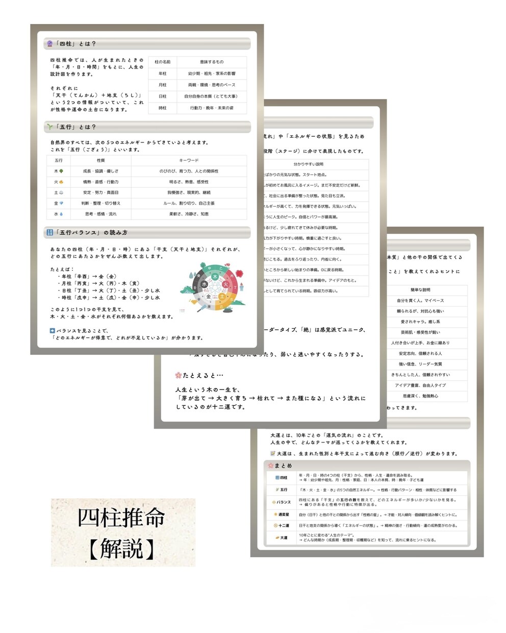 五行診断で、あなたの人生の方向を示します あなたの強みと未来が見える“本格的な気の処方箋” イメージ4