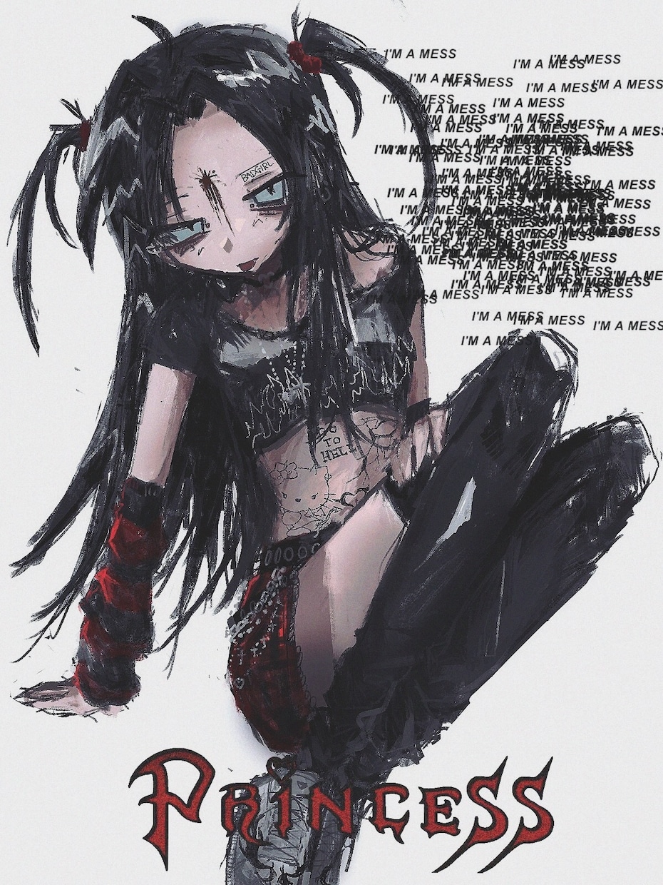 あなた専用のオリジナルイラストを描きます ダークでかわいいキャラクターイラストでSNS映えしませんか？ イメージ2