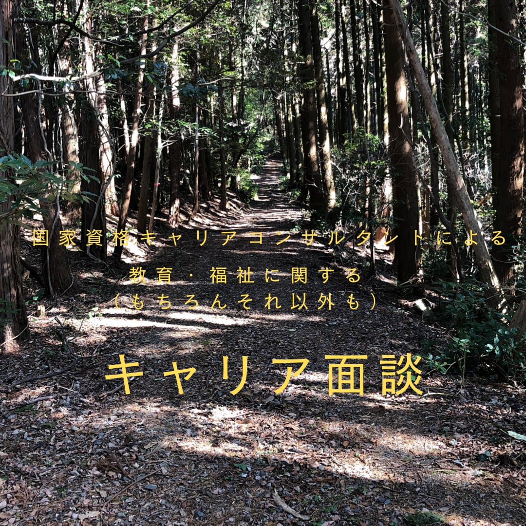 福祉・教育に関する「キャリア相談」承ります 経験とつながりを最大限に生かしたキャリア相談 イメージ1