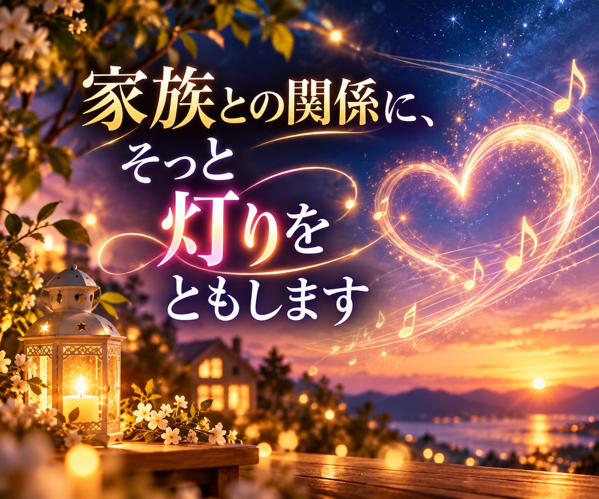 家族との関係に、そっと灯りをともします 家族の気持ちと関係性を丁寧に読み解きます イメージ1