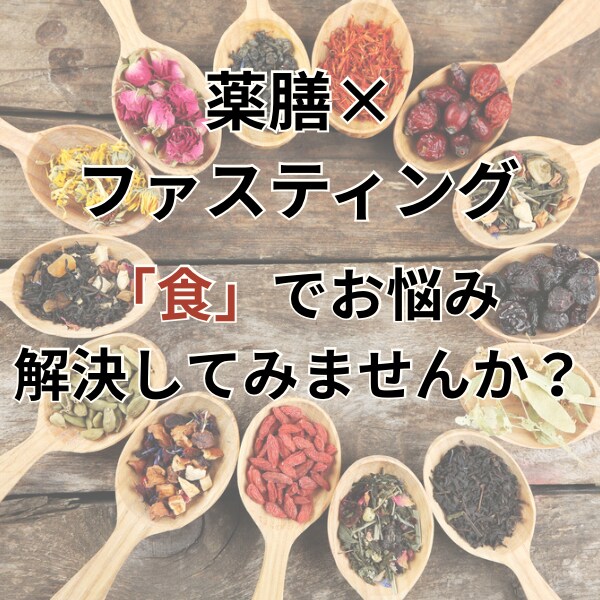 あなたの「健康不安」「食」のご相談にこたえます 薬膳×ファスティング×腸活の知識で丁寧にお答えします！ イメージ2