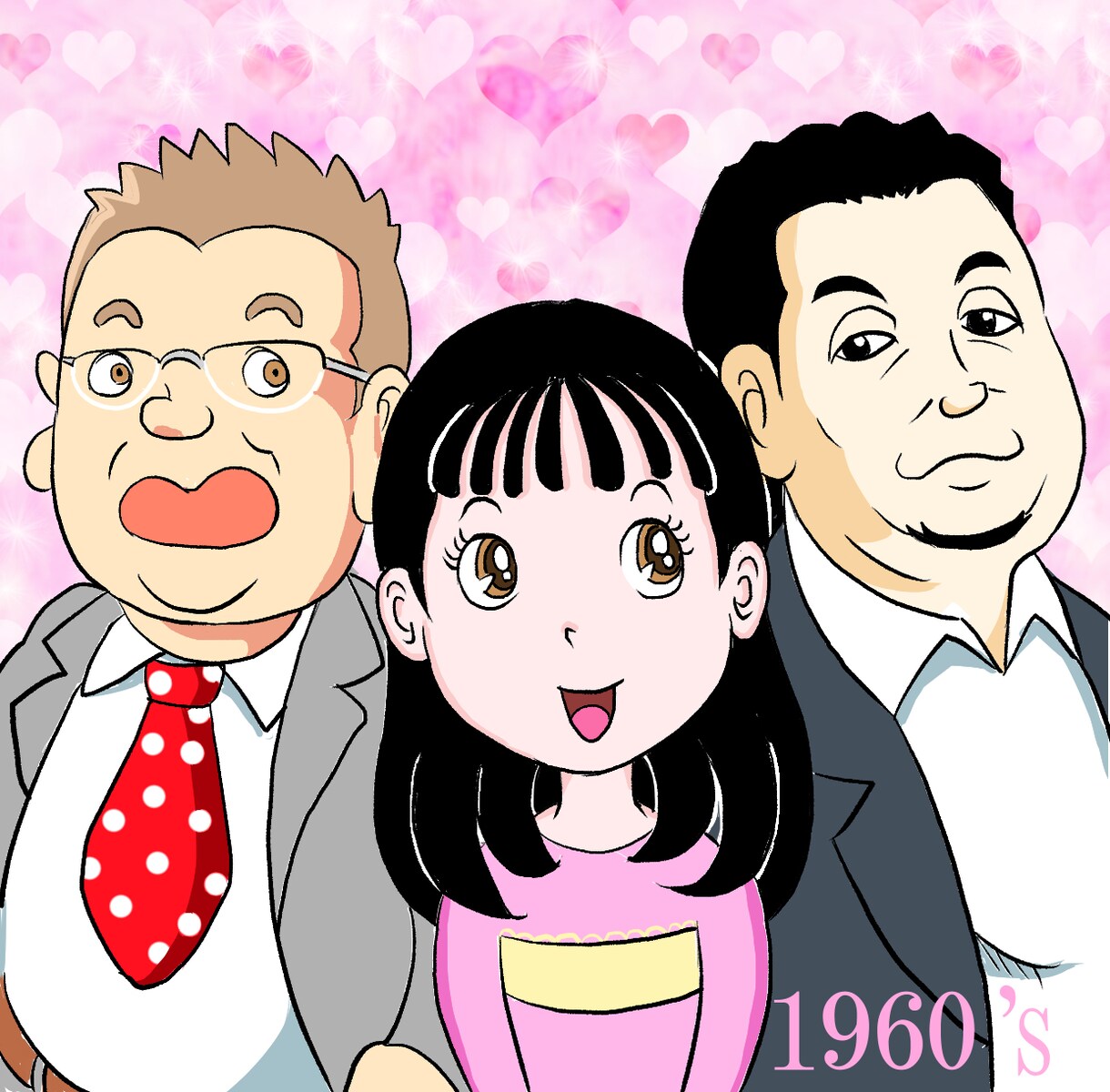 年代別・アニメの作画風似顔絵を描きます あなたもあの時のキャラクター風に！ イメージ5