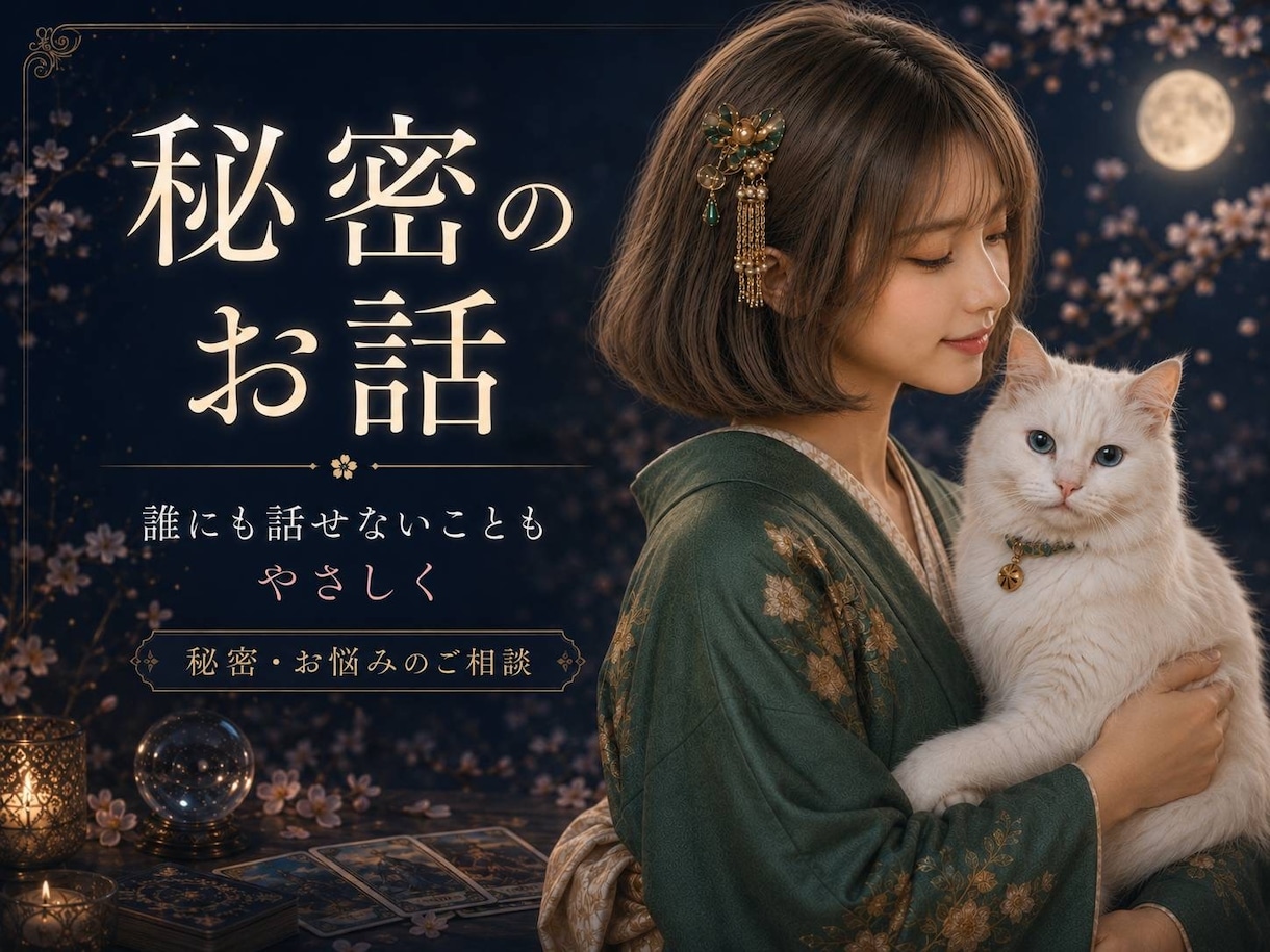 誰にも話せない！あなたの秘密全部聞きます 秘密厳守♡複雑恋愛、性のお悩み、人間関係などなんでも話して♡ イメージ1