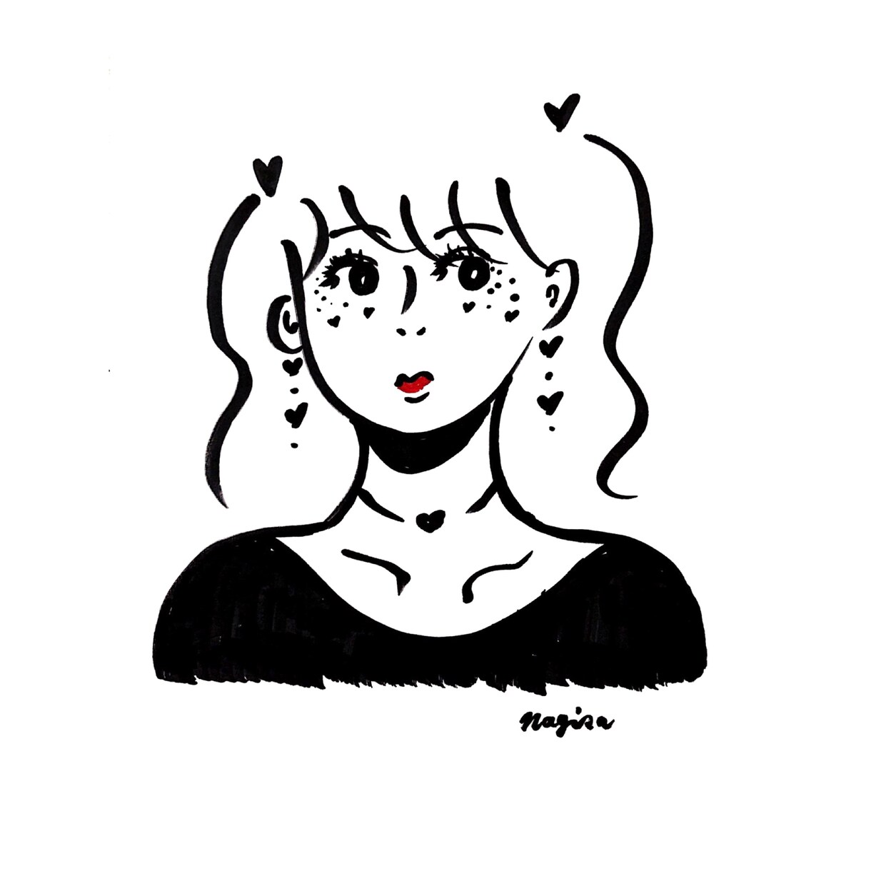女の子のアイコン、イラストを描きます ポップな絵から、キレイな絵まで。 イメージ4