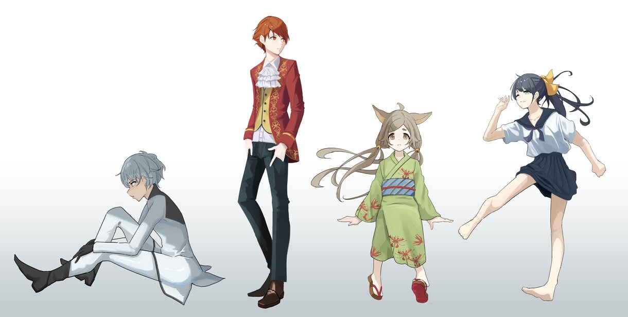 キャラクター、一枚絵などイラストを制作いたします アイコン、サムネイル、キャラクターデザイン、本の装丁など イメージ5