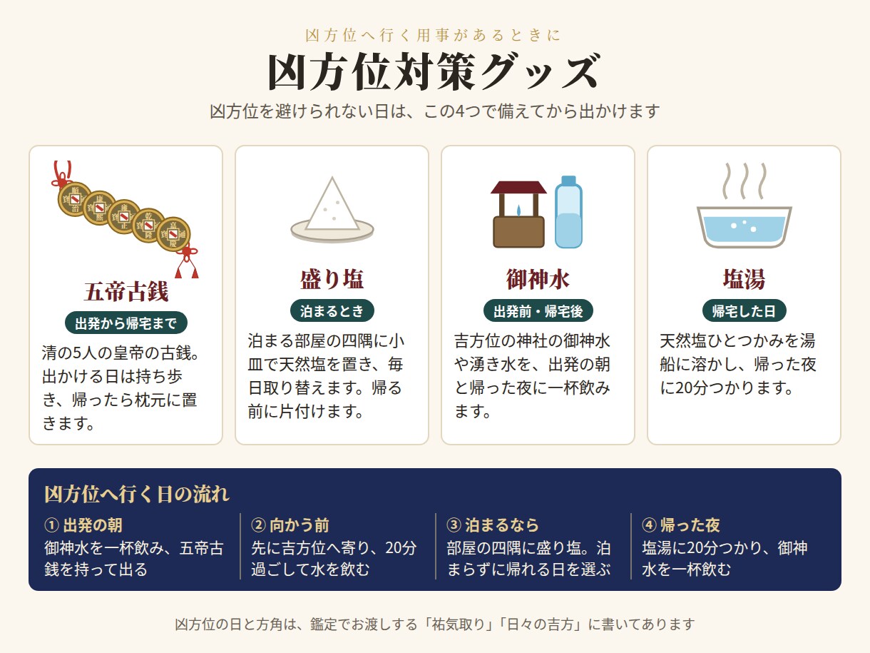 一ヶ月の吉方位と行き先・出発時刻をお伝えします 1ヶ月分の吉方位と毎日のスケジュール表をお届けします イメージ3