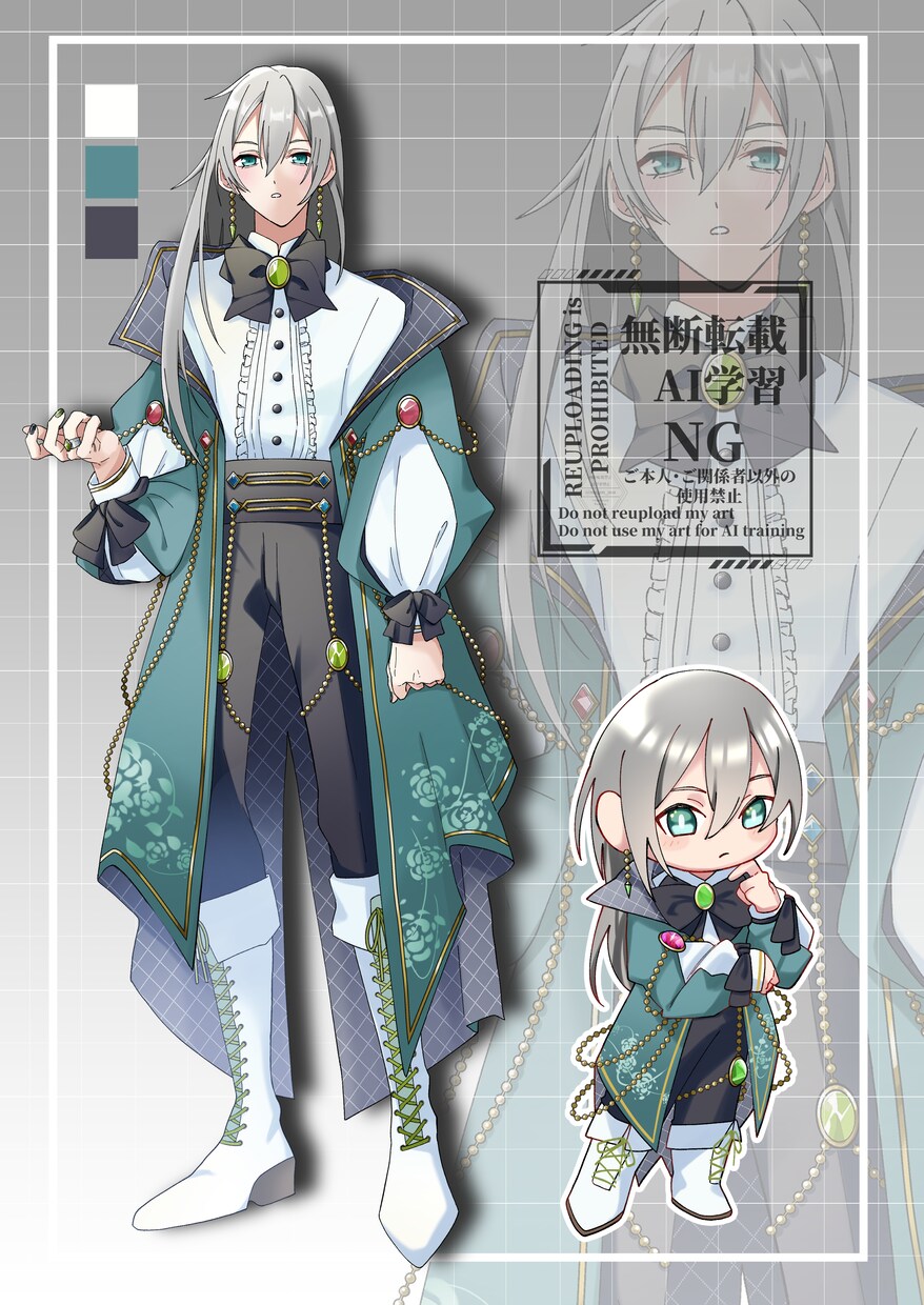 ゲーム・TRPG立ち絵イラスト制作します オリジナルキャラクターの立ち絵が欲しい方、是非ご利用ください イメージ3