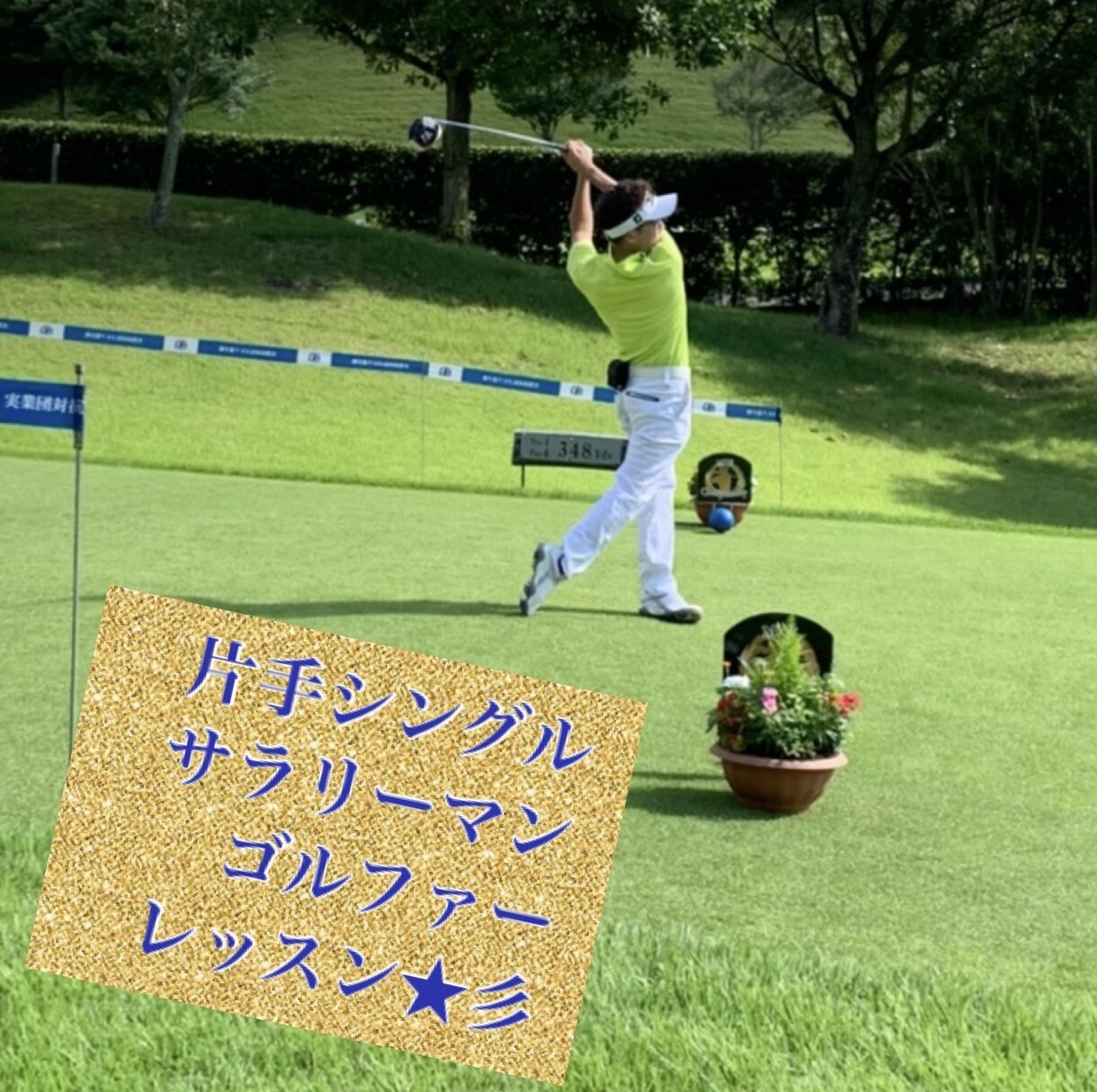 ゴルフの動画レッスンします サラリーマンの片手ハンディの秘訣と共にアドバイスします。 イメージ1
