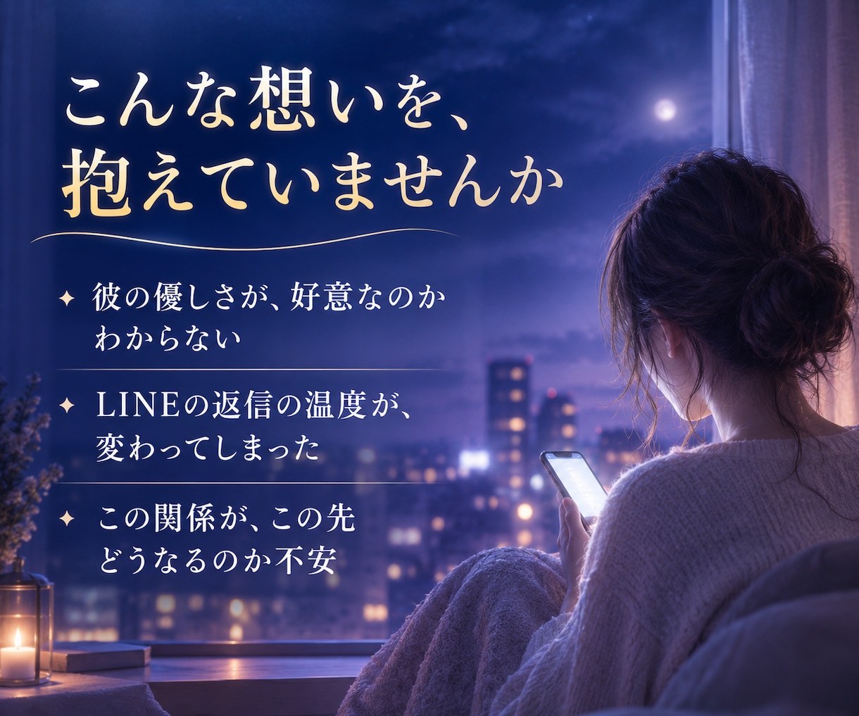 彼の気持ちと本音を、想いの色で霊視します 片思い・曖昧な関係・連絡が減った｜言葉にされない本心を視ます イメージ2
