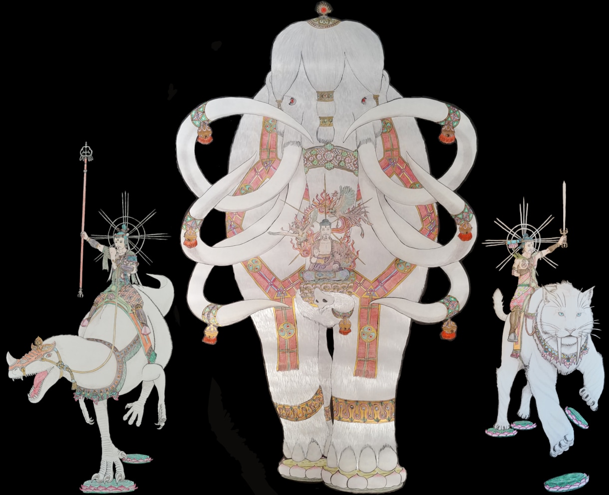 唯一無二あなたに良縁をもたらす『縁起絵』を描きます 開運、厄除け等お守りの意味を持つ『縁起絵』で良い縁を繋げます イメージ9