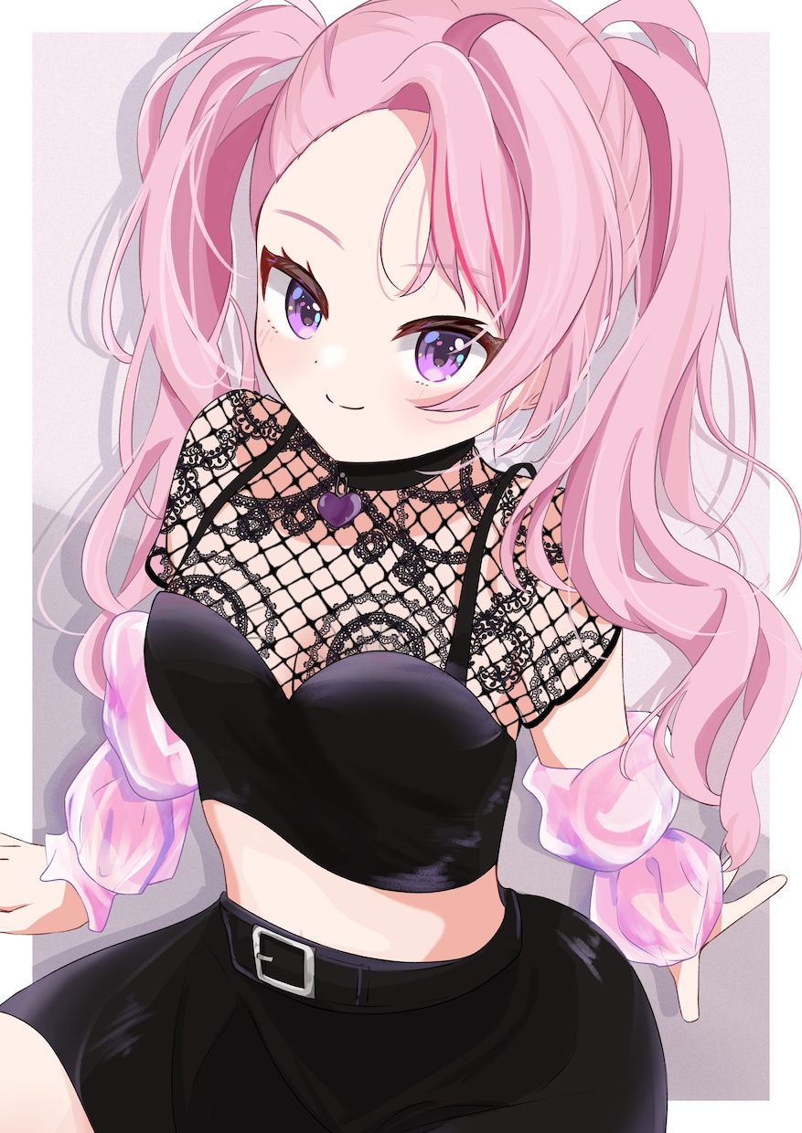 かわいい女の子の一枚絵を描きます 一枚絵/歌みた/サムネ/アイコン等 イメージ4