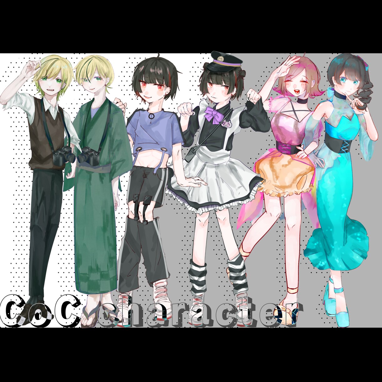 TRPG用立ち絵描きます TRPGでの使う立ち絵を表情差分付きでお描きします！ イメージ2