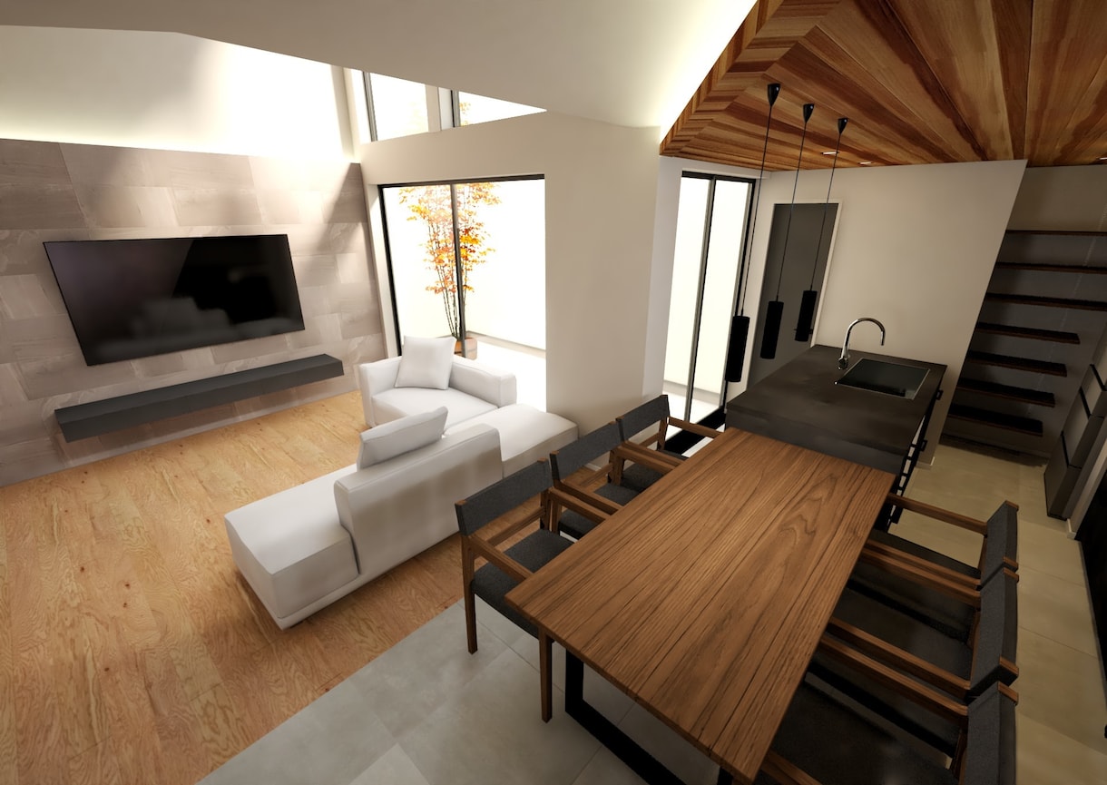 １部屋のみ／壁紙選定&3Dパース&仕様書作成します カタログを渡されてお困りの方！プロのデザイナーに任せましょう イメージ3