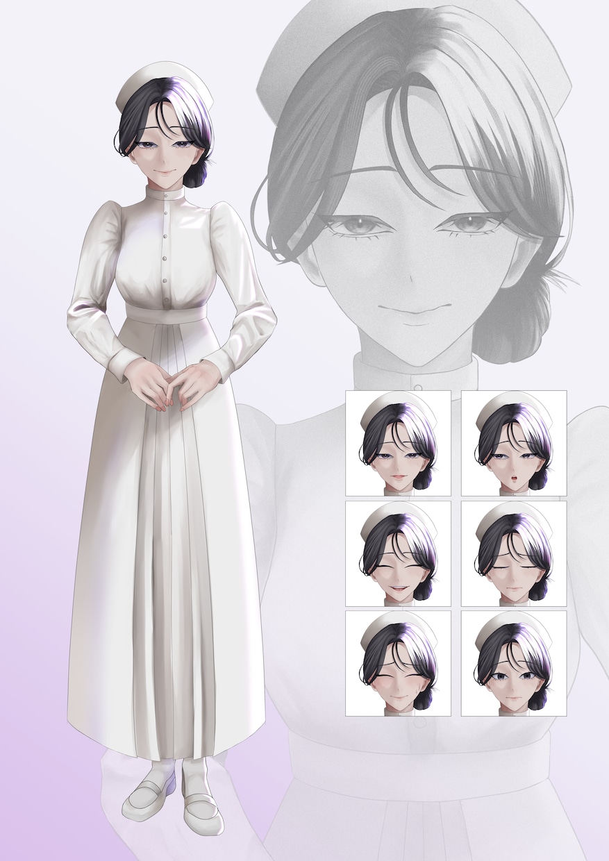 キャラクターデザイン、立ち絵を制作します 個人･企業問わず！活動者、創作者様のサポートさせて頂きます！ イメージ3
