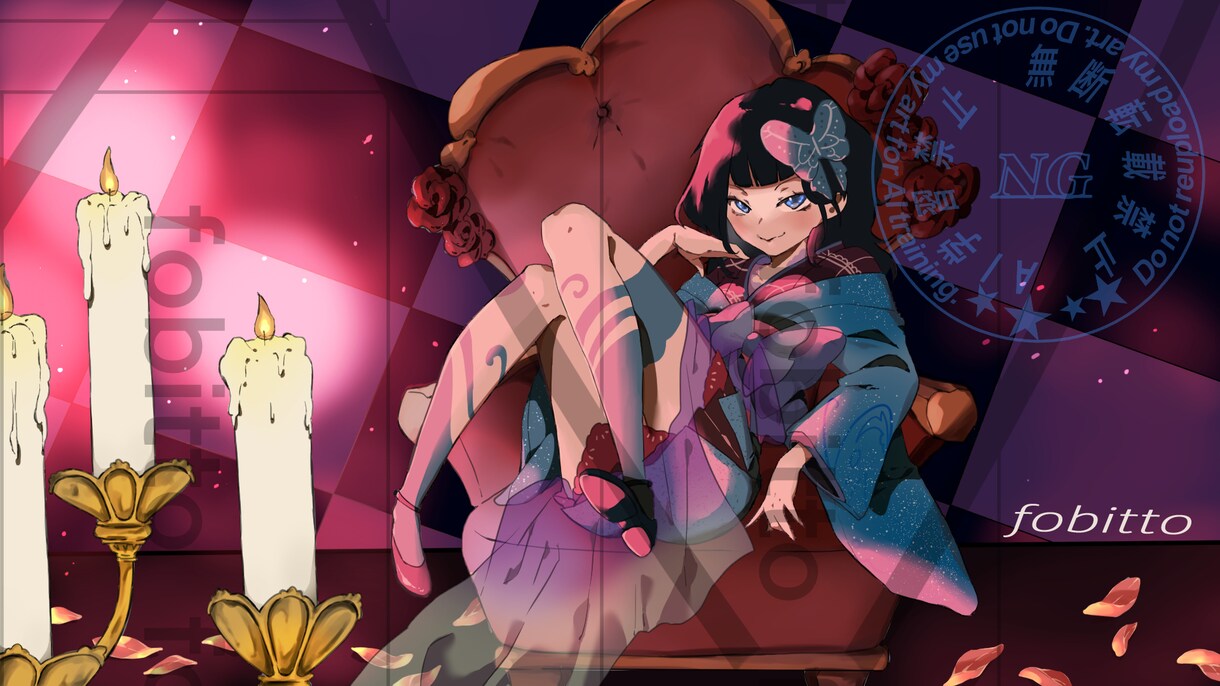 MVやTRPG立ち絵キャラデザできます １枚絵や立ち絵が得意で魅力的な１点物をご提案！ イメージ10