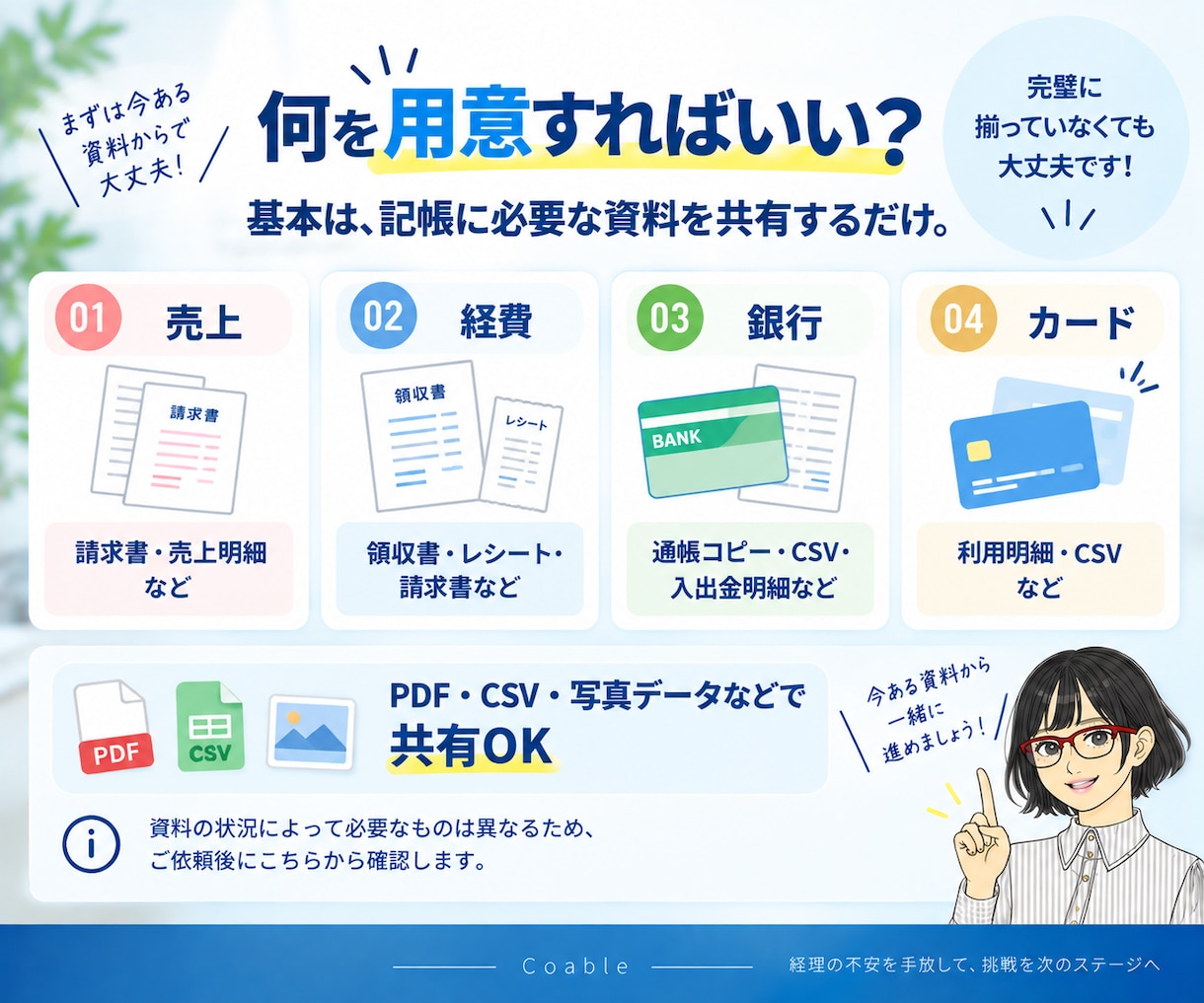 １年分の記帳まるっと引き受けます 税理士補助歴20年のベテランが知識と経験でお手伝い イメージ5