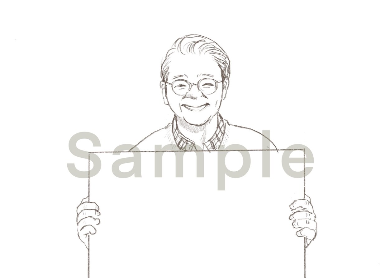 シンプルイラスト描きます 広告に使いやすいシンプルタッチの人物 イメージ7