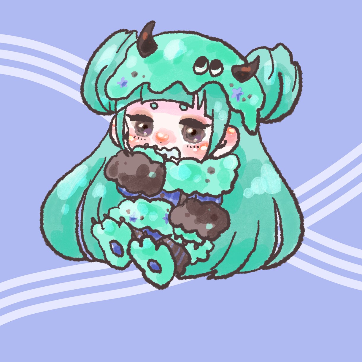 ラフ修正無制限！ポップで可愛いアイコン描きます 各種SNSにご使用いただけます。 イメージ7