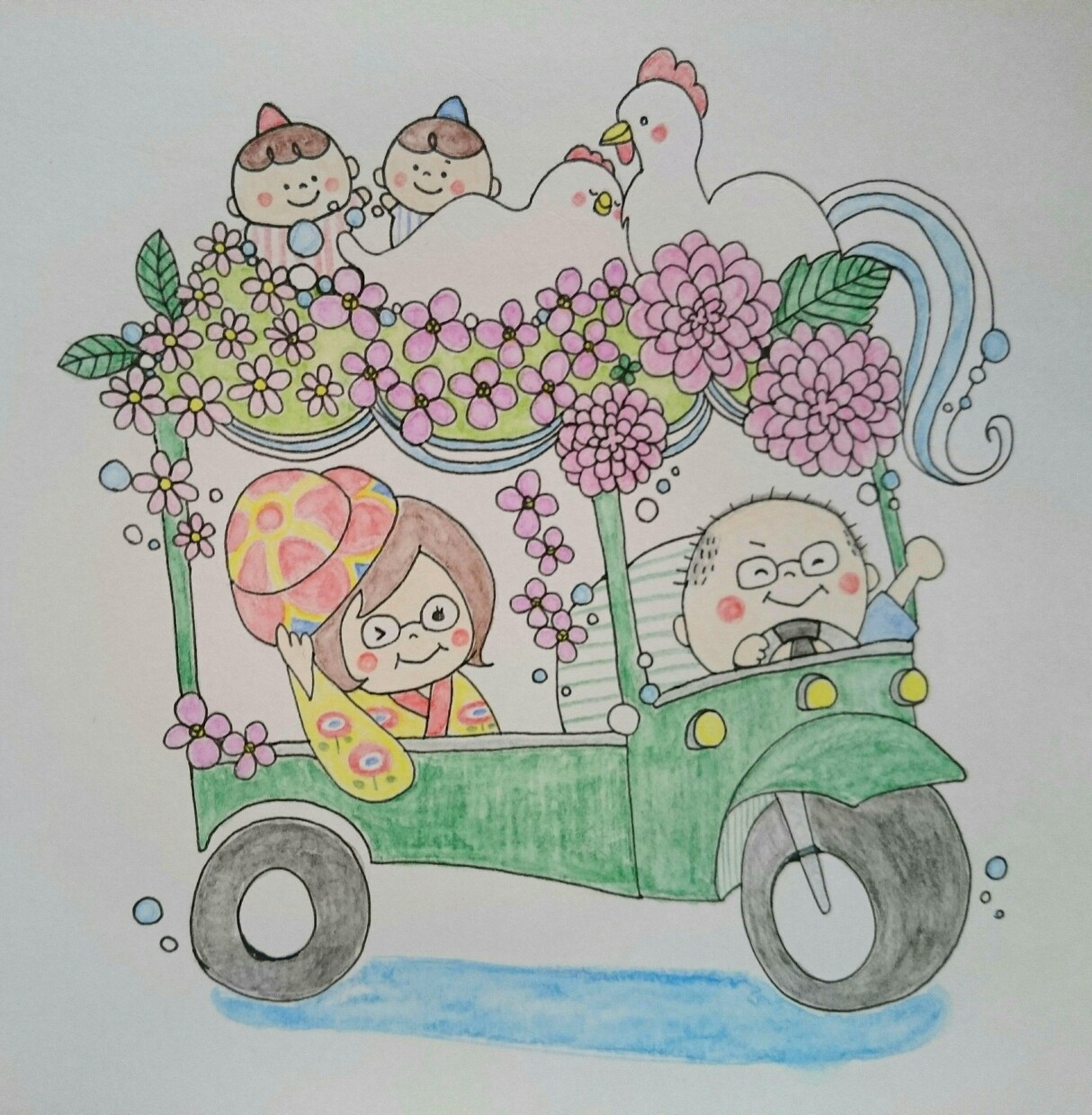 絵本のようなやわらかいイラストを描きます 年賀状イラストや結婚・出産等のプレゼントなどに♪ イメージ3