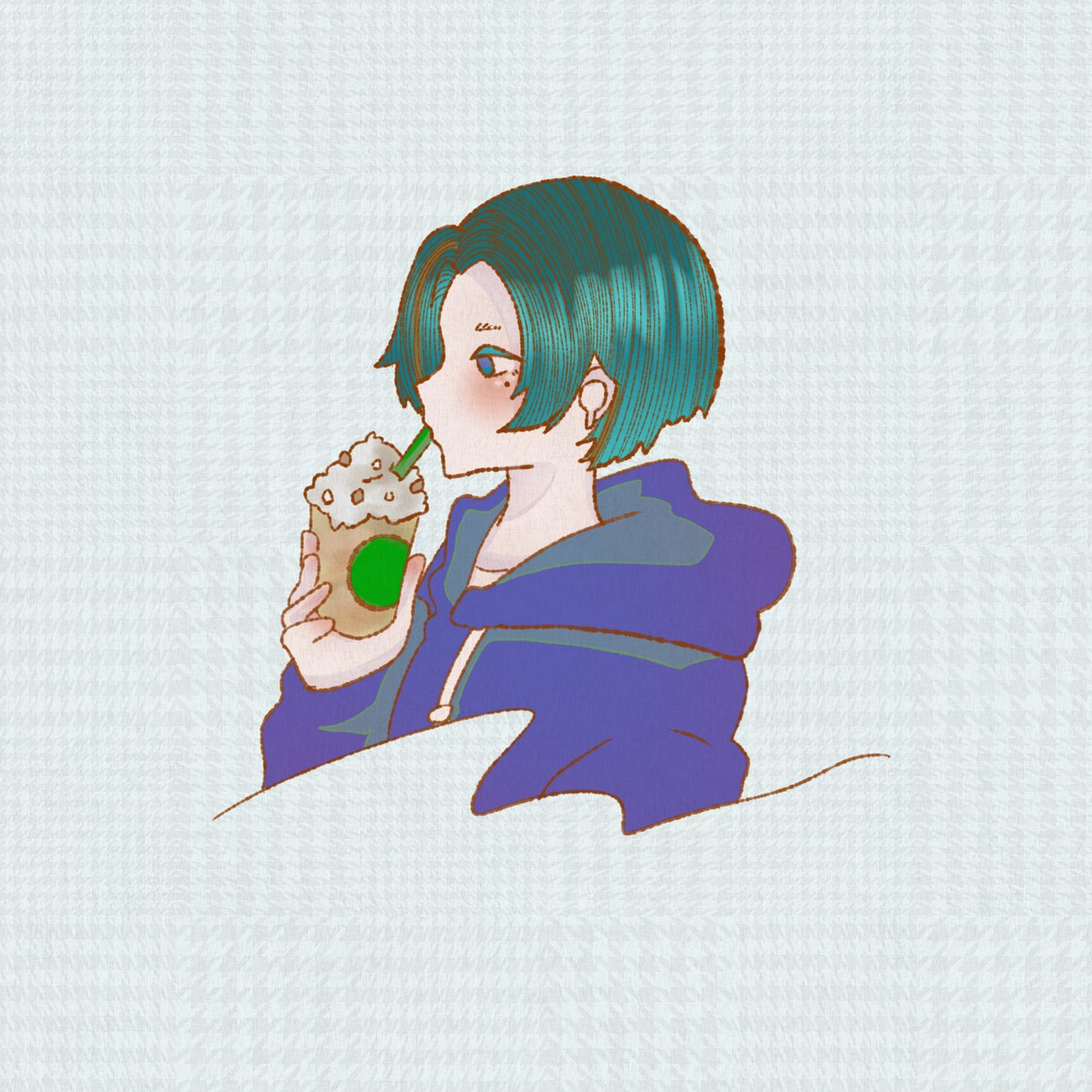 あなただけのSNSアイコン制作いたします シンプル可愛いイラストで自分のSNSを表現してみませんか イメージ1