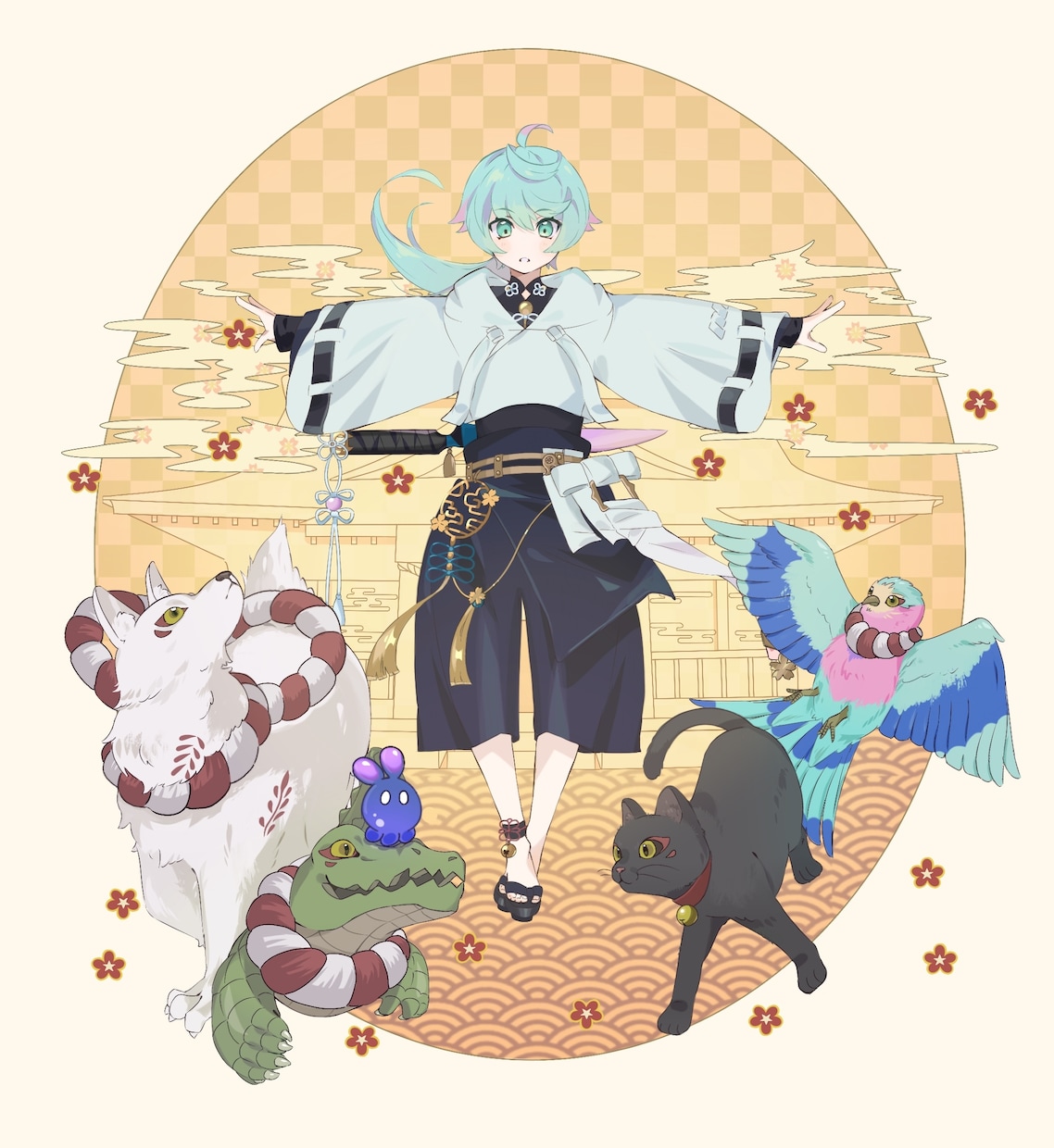 歌ってみた動画、ボーカロイド楽曲のサムネ描きます YouTubeの歌ってみた動画などに使えるイラストです！ イメージ3