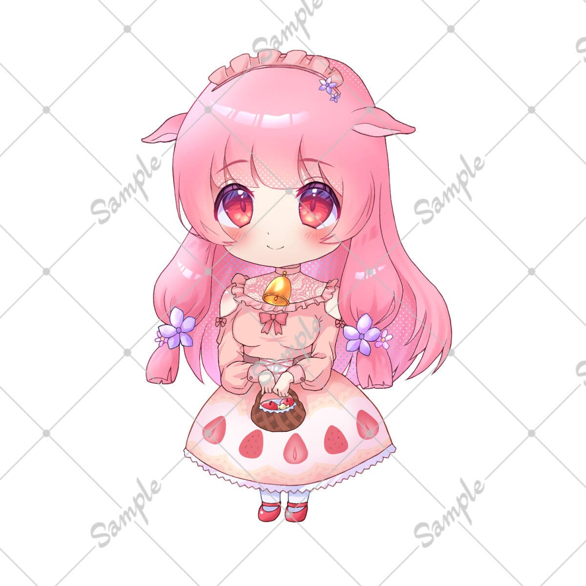 可愛いミニキャラ描きます うるっと瞳の可愛いミニキャラ！グッズ用、動画用イラスト等に イメージ5